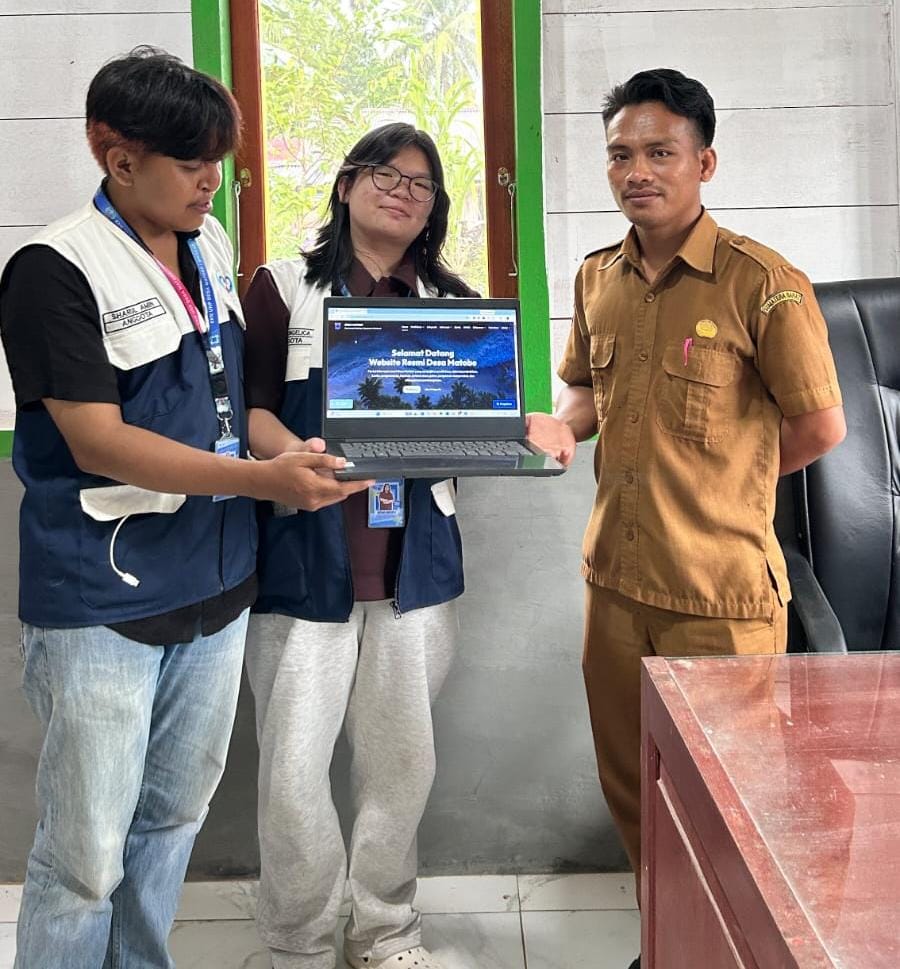 Satu Klik Kenal Matobe, Mahasiswa KKN UNP Bantu Wujudkan Website Desa